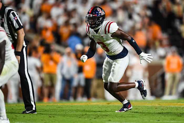 Ole Miss defensive back Otis Reese